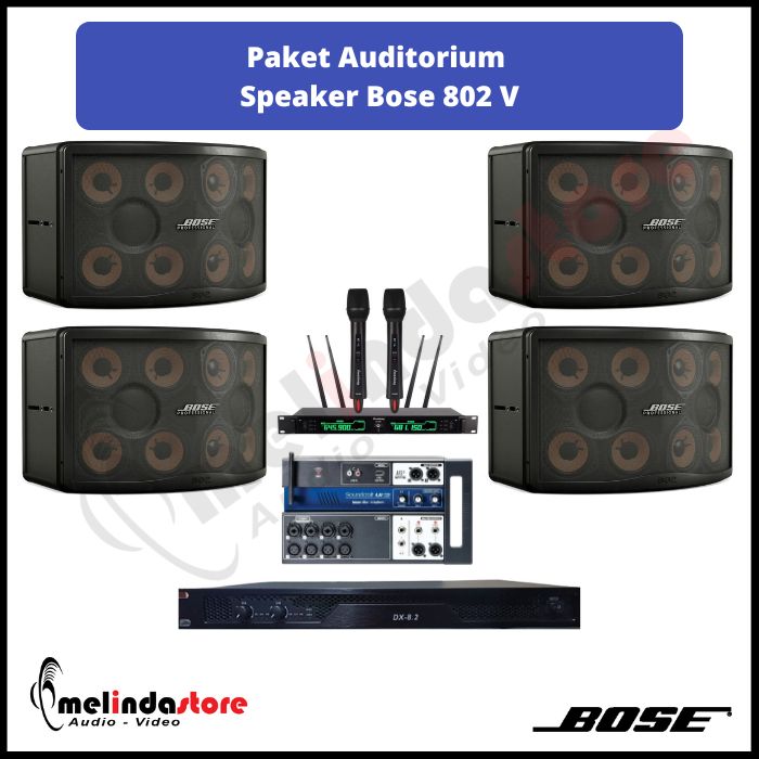 Paket Auditorium Speaker Bose 802 V | 4 Speaker